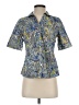Talbots Paisley Blue Short Sleeve Blouse Size 4 (petite) - photo 1