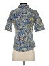 Talbots Paisley Blue Short Sleeve Blouse Size 4 (petite) - photo 2