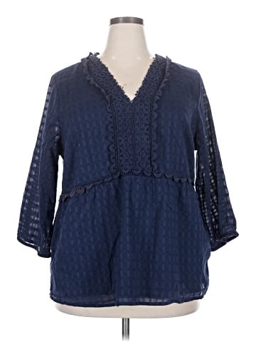 Soft Surroundings 3/4 Sleeve Blouse (view 1)