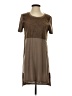 Very J Brown Short Sleeve Top Size S - photo 1