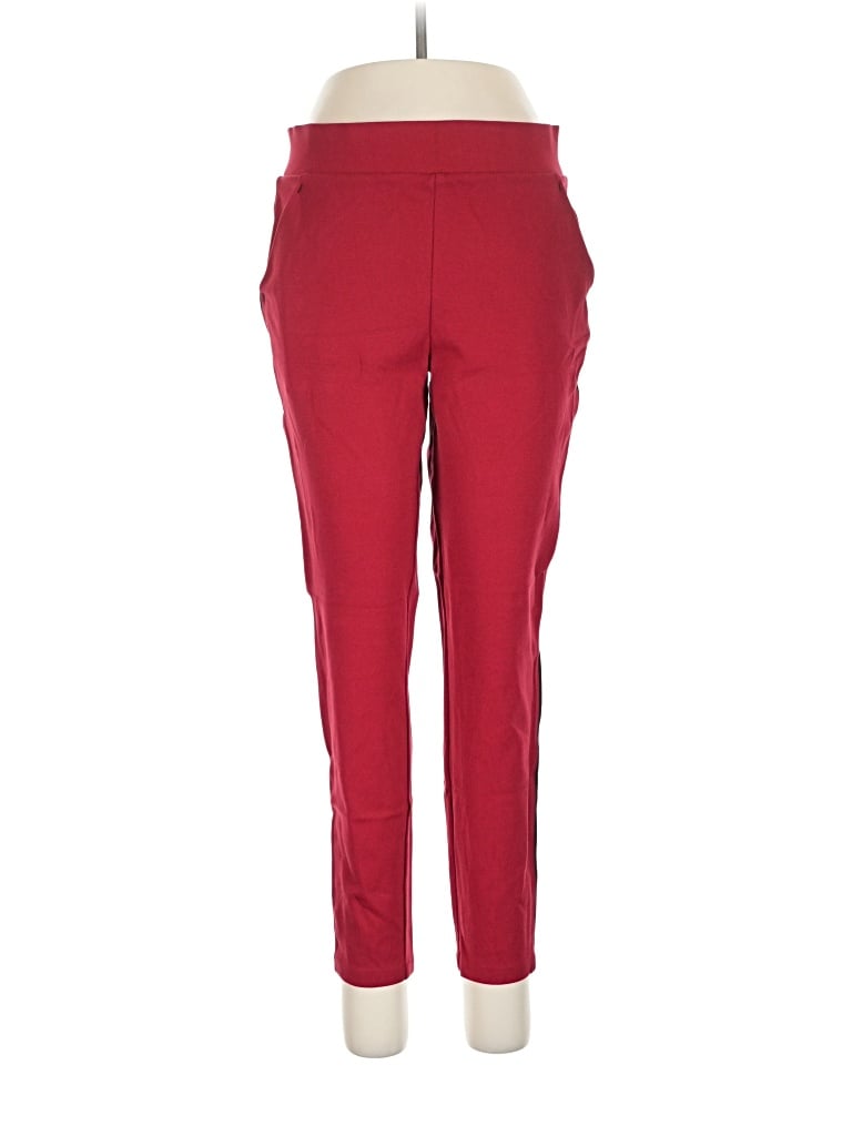 Pre-owned Hue Active Pants In Red