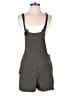 Talula 100% Rayon Gray Green Overall Shorts Size S - photo 1