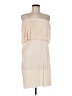 Hepburn Monroe 100% Polyester Ivory Cocktail Dress Size M - photo 1