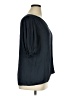 Current Air 100% Polyester Black Short Sleeve Blouse Size XL - photo 4