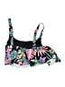 Shapermint Tropical Black Swimsuit Top Size XXXL - photo 2