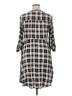 Torrid Plaid Gray Casual Dress Size 1X Plus (1) - photo 2