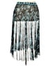 BLOOMCHIC Print Teal Casual Skirt Size 22 - 24 - photo 1