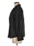 Who What Wear 100% Polyester Stripes Black Long Sleeve Blouse Size M - photo 5