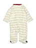 Small Wonders Stripes Ivory Long Sleeve Onesie Size 0-3 mo - photo 2