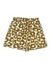 Polagram Animal Print Gold Shorts Size S - photo 2