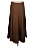 Vince. 100% Polyester Solid Brown Formal Skirt Size 10 - photo 2