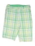 Kim Rogers Plaid Green Board Shorts Size 8 - photo 1