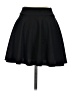 Urban Coco Solid Black Casual Skirt Size S - photo 2