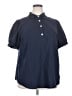 BLOOMCHIC 100% Cotton Blue Short Sleeve Blouse Size 18 - 20 - photo 1