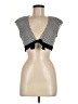 Unbranded Houndstooth Black Gray Swimsuit Top Size M - photo 1