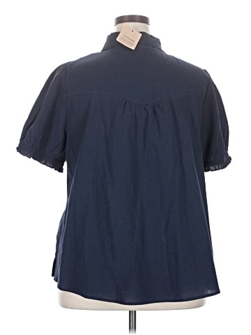 BLOOMCHIC Short Sleeve Blouse (view 2)