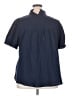 BLOOMCHIC 100% Cotton Blue Short Sleeve Blouse Size 18 - 20 - photo 2