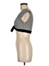 Unbranded Houndstooth Black Gray Swimsuit Top Size M - photo 5