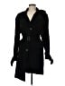 Anne Klein 100% Polyester Black Coat Size 8 - photo 1