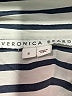Veronica Beard Stripes Ivory Long Sleeve Button-Down Shirt Size 8 - photo 7