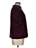 CeCe Burgundy Short Sleeve Top Size L - photo 4