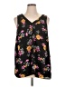 Torrid 100% Polyester Black Sleeveless Blouse Size 1X Plus (1) - photo 1