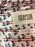 Grayson 100% Cotton Print White Long Sleeve Button-Down Shirt Size Med (3) - photo 7