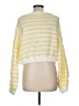 Tic-Toc Knits Stripes Yellow Pullover Sweater Size M - photo 2