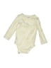 Carter's 100% Cotton Print Ivory Yellow Long Sleeve Onesie 12-18 MO / 18 MO - photo 1