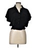 Assorted Brands Black Short Sleeve Blouse Size L - photo 1