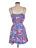 Express Outlet Floral Blue Casual Dress Size M - photo 2