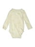 Carter's 100% Cotton Print Ivory Yellow Long Sleeve Onesie 12-18 MO / 18 MO - photo 2