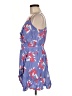 Express Outlet Floral Blue Casual Dress Size M - photo 5
