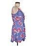 Express Outlet Floral Blue Casual Dress Size M - photo 4