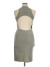 Klassy Network Solid Gray Cocktail Dress Size XL - photo 2