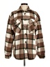 LA Hearts Plaid Brown Coat Size Med - Lg - photo 1