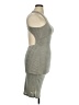 Klassy Network Solid Gray Cocktail Dress Size XL - photo 4