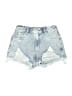PacSun 100% Cotton Blue Denim Shorts Size 25 waist - photo 1