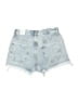 PacSun 100% Cotton Blue Denim Shorts Size 25 waist - photo 2