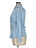 Johnnie-O Checkered-gingham Blue Long Sleeve Button-Down Shirt Size 14 - photo 5