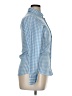 Johnnie-O Checkered-gingham Blue Long Sleeve Button-Down Shirt Size 14 - photo 4