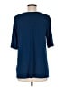 J.Jill Blue Short Sleeve Blouse Size M - photo 2