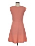 Mi ami 100% Polyester Solid Orange Casual Dress Size M - photo 2