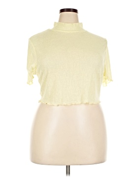 Shein Curve Short Sleeve Turtleneck