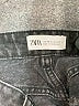 Zara Hearts Black Denim Shorts Size 8 - photo 3