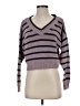American Eagle Outfitters Stripes Purple Pullover Sweater Size S - photo 1