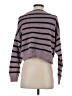 American Eagle Outfitters Stripes Purple Pullover Sweater Size S - photo 2
