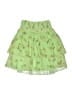 Peek 100% Polyester Floral Green Skirt Size 12 - photo 1