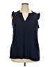 Lane Bryant Blue Sleeveless Blouse Size 18 - 20 Plus - photo 1