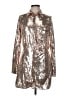 Free People Metallic Silver Coat Size M - photo 1
